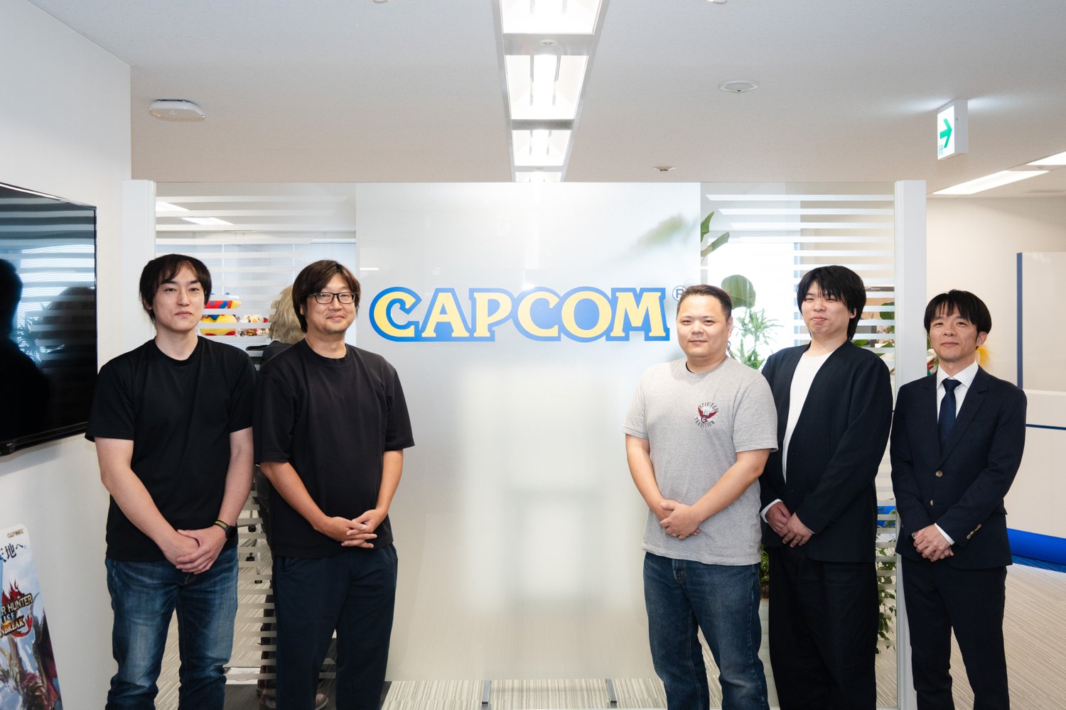 Capcom team group photo